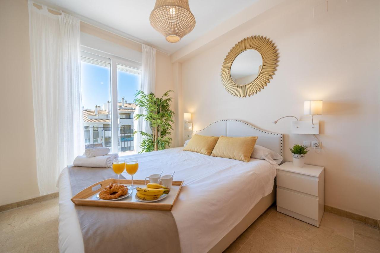 Apartamento Con Vistas Al Mar En Manilva Playa Luaran gambar
