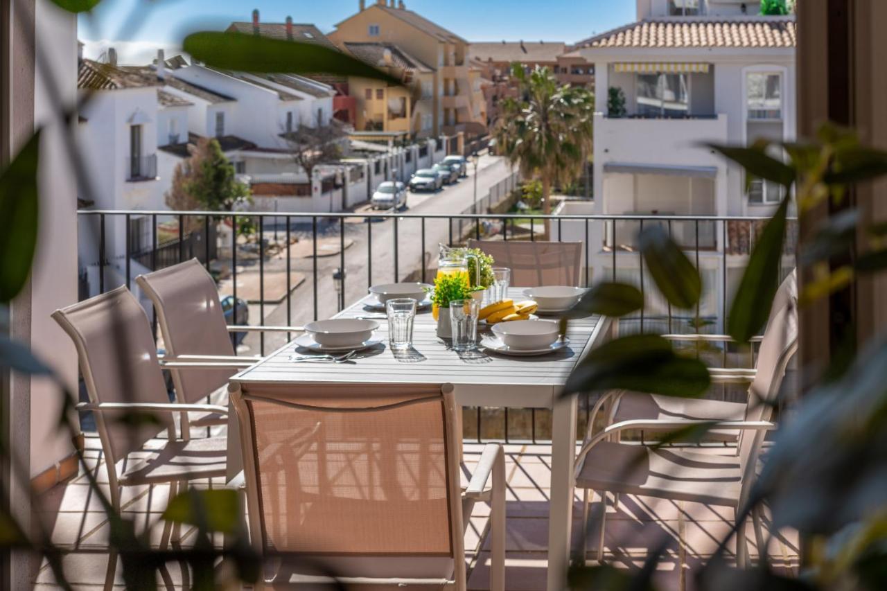Apartamento Con Vistas Al Mar En Manilva Playa Luaran gambar