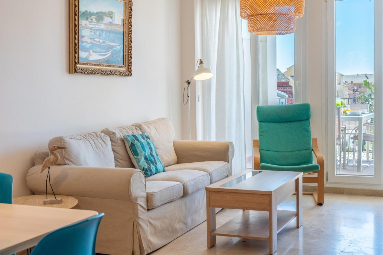 Apartamento Con Vistas Al Mar En Manilva Playa Luaran gambar